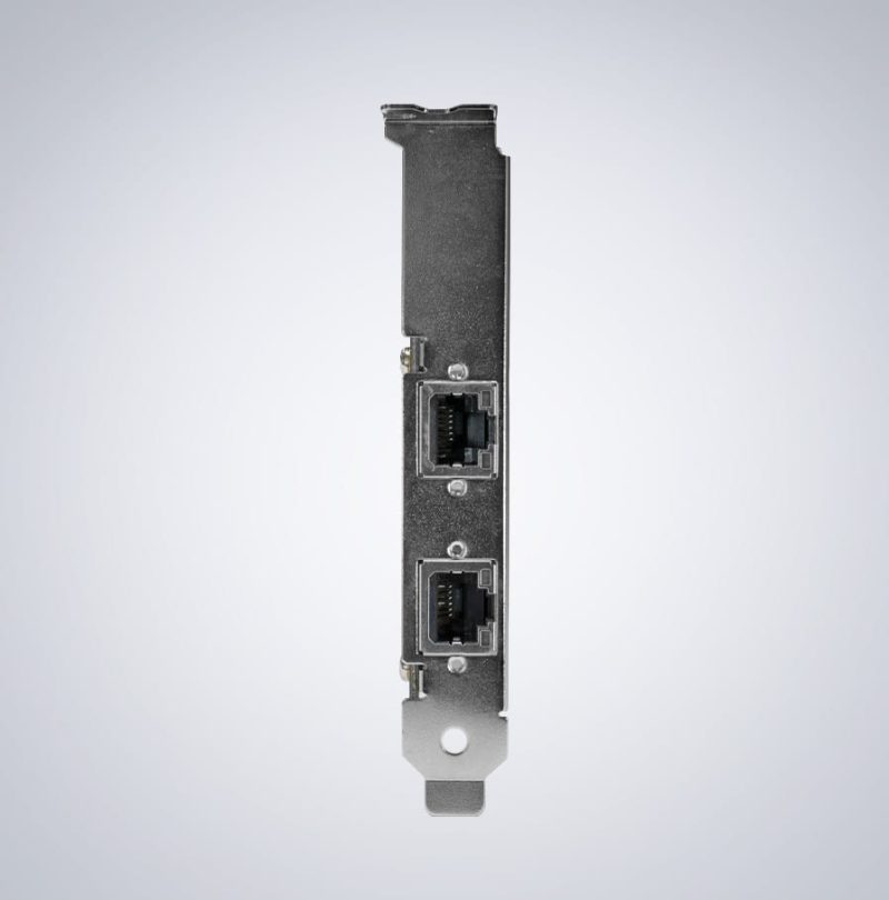 2-CH 10G/5G/2.5G/1G PoE+ NBASE-T Ethernet Card
