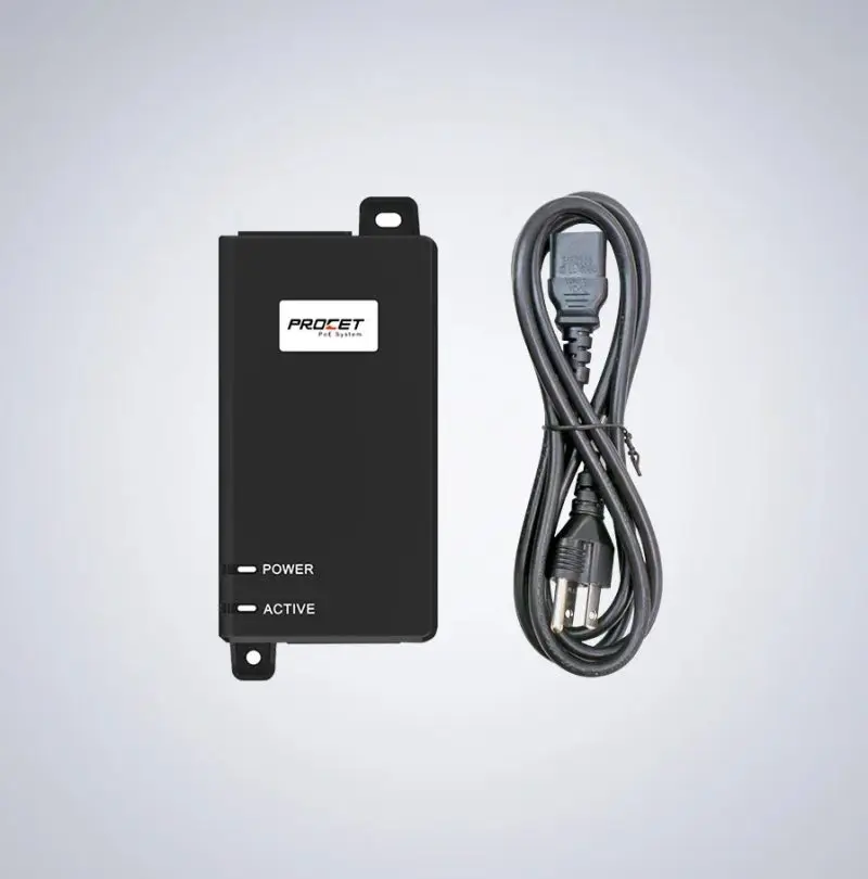 Procet 10GbE 60W PoE++ Injector (802.3af/at, NA/EU)